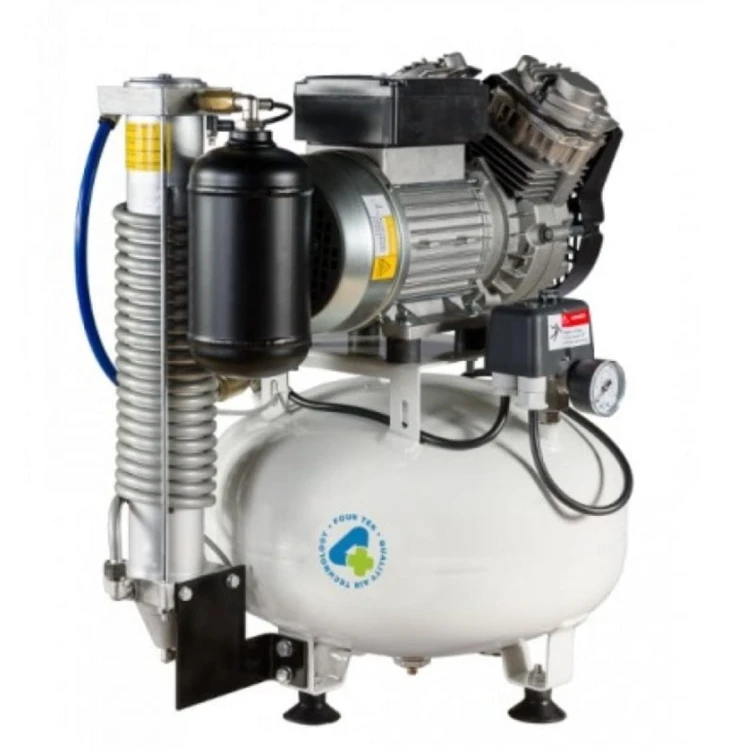 Bezolejowy Kompresor FourTek ( 4tek ) Mirage 100 Silver z osuszaczem.jpg