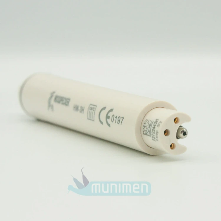 głowica skalera woodpecker w kolorze kremowym pokazana tyłem z widocznym łączem