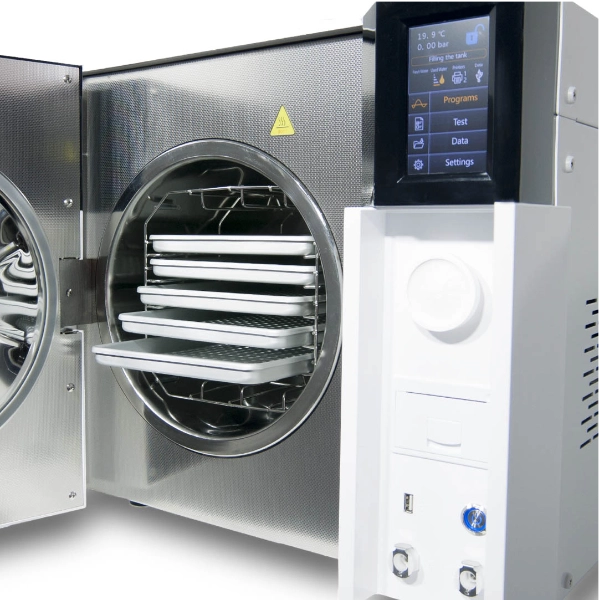 sterylizator parowy 29L stomatologia weterynaria Małopolska dostawa, serwis, szkolenie-Clavemed .webp