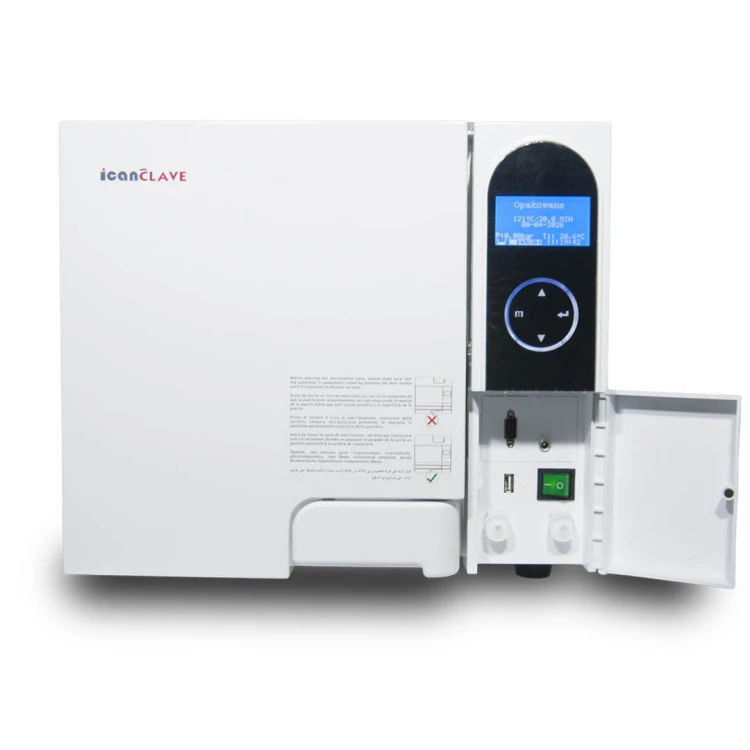 autoklaw, sterylizator parowy 12L CLR Icanclave stomatologia kosmetyka weterynaria