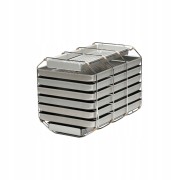 osiem tacek do sterylizacji w autoklawie Melag Vacuclav 41B+ Premium w stelażu