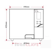 Autoklaw medyczny klasy B 18L Dpro, dostawa, paszport, szkolenie, serwis Wieliczka